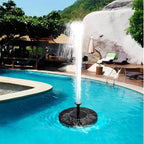 Fountain Pump Solar Powered Floating Interchangeable Spray Heads