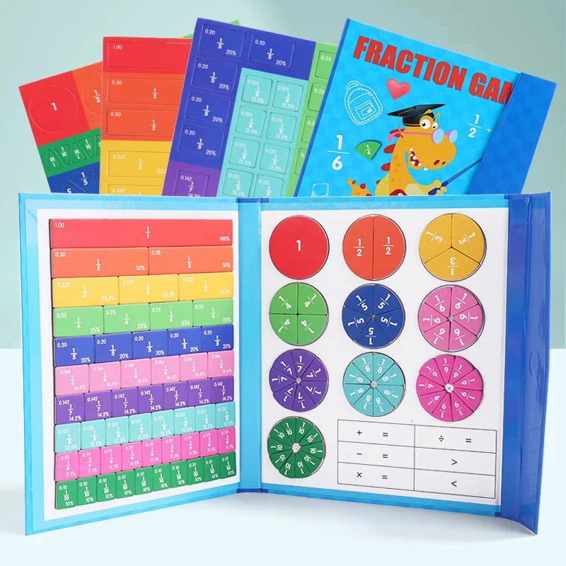 Fraction Book Hands-On Magnetic Pieces