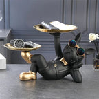 French Bulldog Statue Resin Detailed Standing & Lounging
