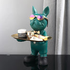 French Bulldog Statue Resin Detailed Standing & Lounging