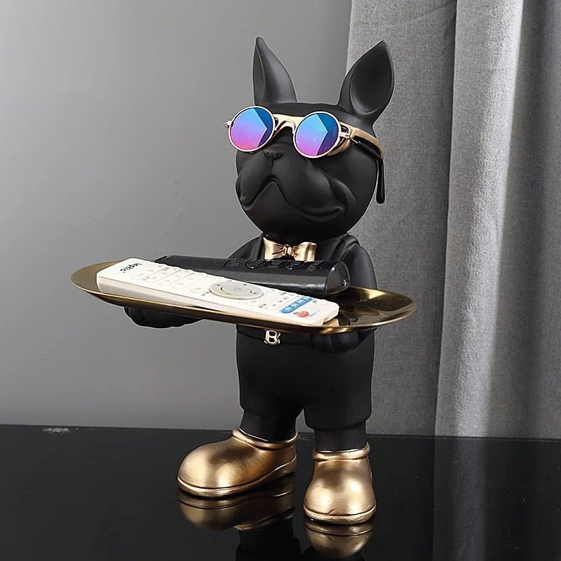 French Bulldog Statue Resin Detailed Standing & Lounging