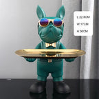 French Bulldog Statue Resin Detailed Standing & Lounging