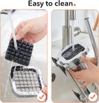 French Fry Cutter Stainless Steel 3 Interchangeable Blades Space-Saving