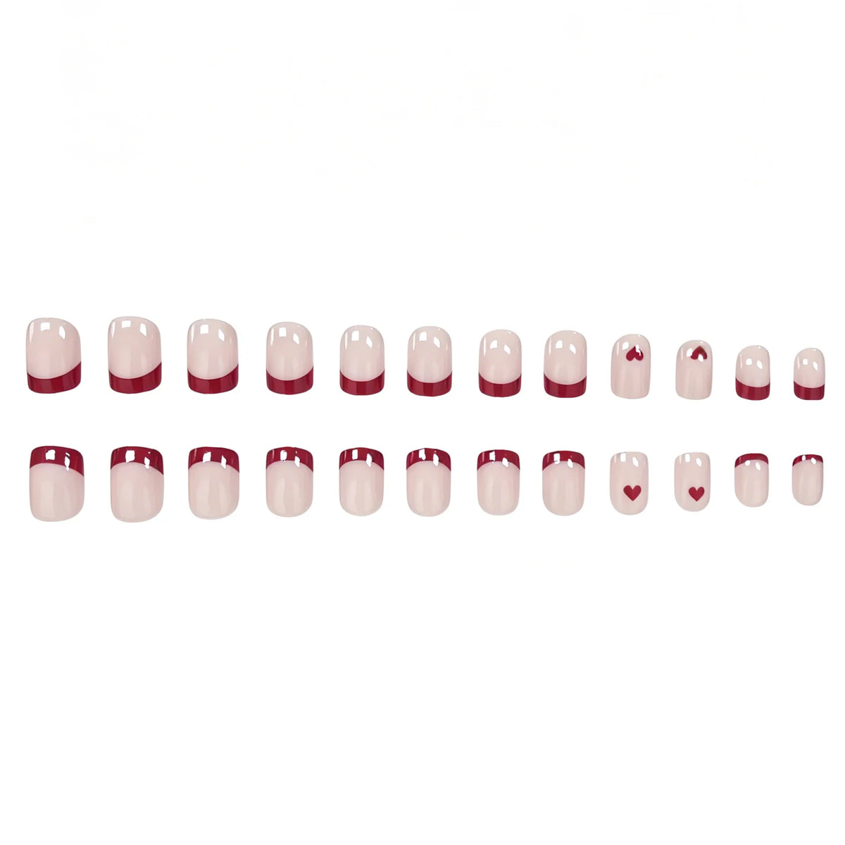 French Tip Nail Kit Easy Apply Chip-Resistant