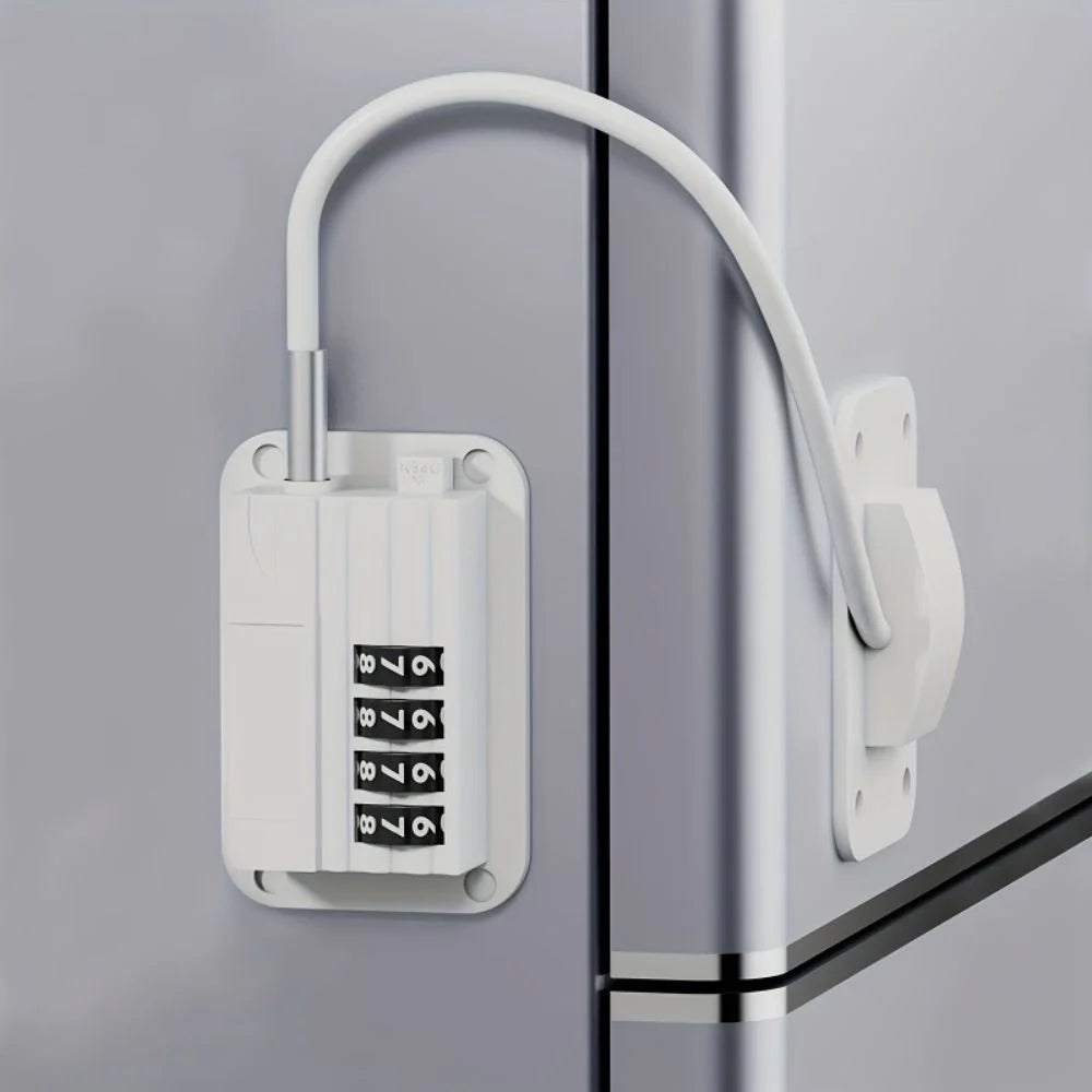 Fridge Lock Custom Password Adjustable Strap