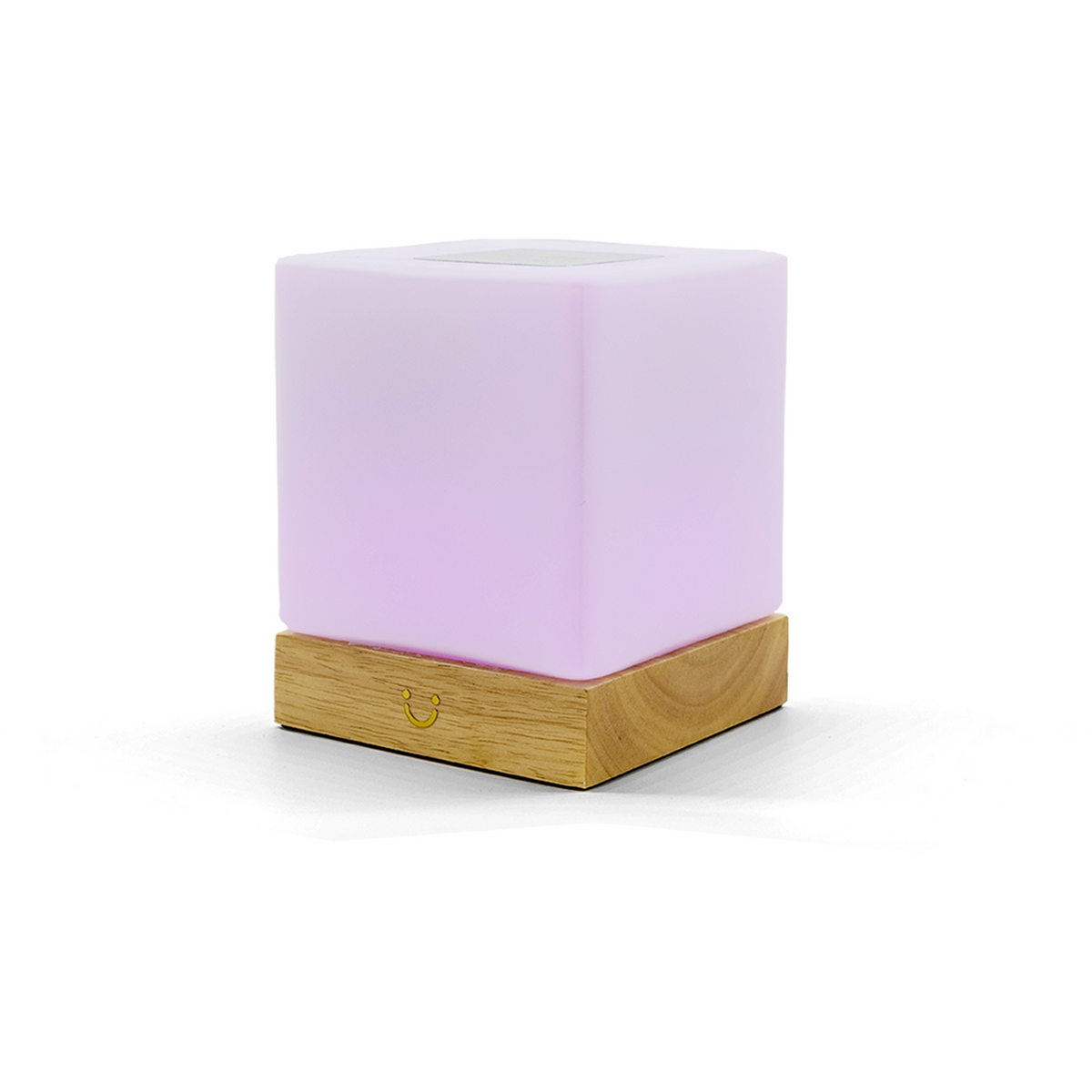 Friendship Lamp Instant Tap Sync Timber & Frosted Glass