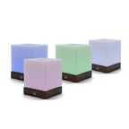 Friendship Lamp Instant Tap Sync Timber & Frosted Glass