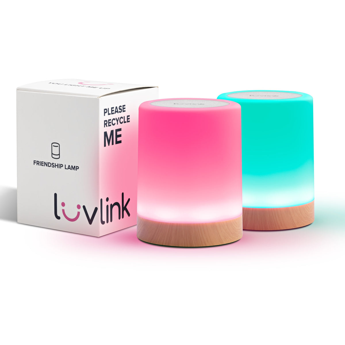 Friendship Lamp Tap-Activated Wi-Fi & App Control