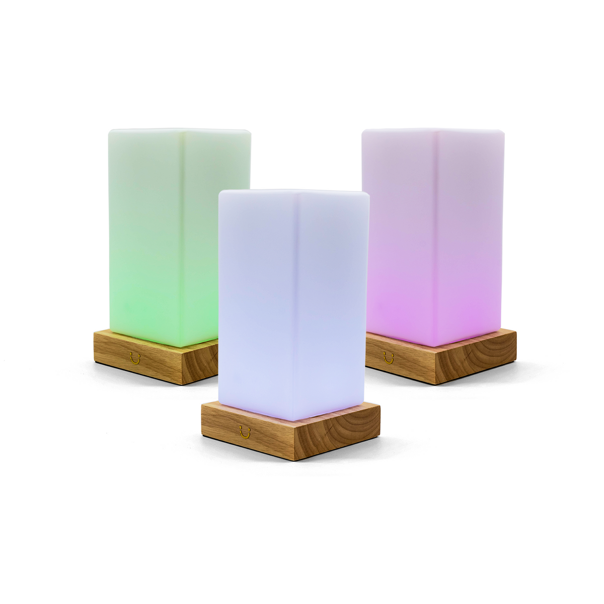 Friendship Lamp Timber & Frosted Glass Wireless Sync Multi-Color