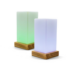 Friendship Lamp Timber & Frosted Glass Wireless Sync Multi-Color