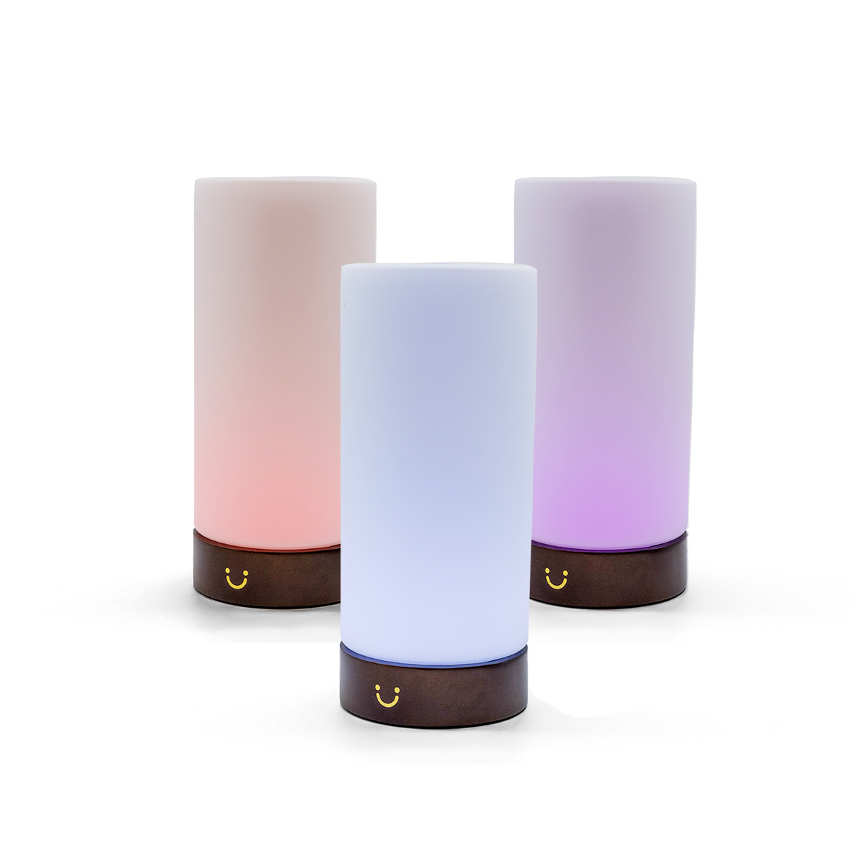 Friendship Lamp Wireless Long-Distance Touch Timber & Frosted Glass