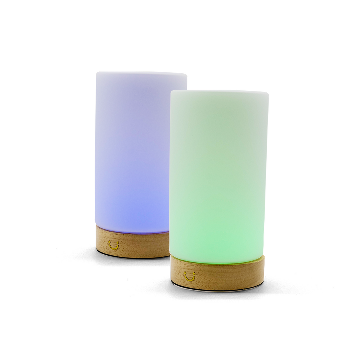 Friendship Lamp Wireless Long-Distance Touch Timber & Frosted Glass
