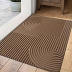 Front Door Mat Absorbent Microfiber Non-Slip & Machine Washable