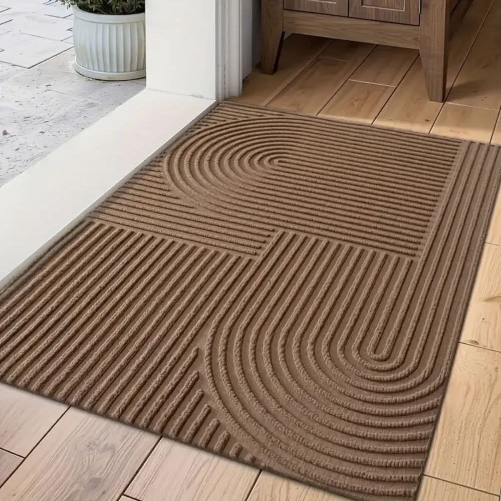 Front Door Mat Absorbent Microfiber Non-Slip & Machine Washable
