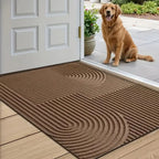 Front Door Mat Absorbent Microfiber Non-Slip & Machine Washable