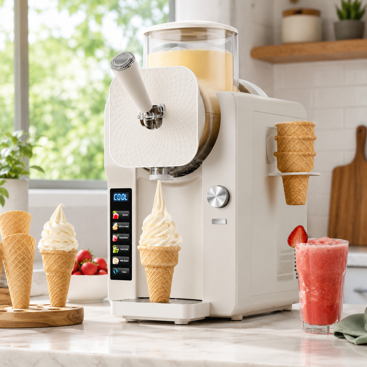 Frozen Dessert Maker 2-in-1 Slush & Ice Cream
