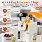 Frozen Dessert Maker 2-in-1 Slush & Ice Cream