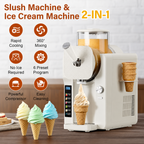 Frozen Dessert Maker 2-in-1 Slush & Ice Cream