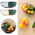 Fruit Basket Nordic Wrought Iron Detachable Plate