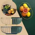 Fruit Basket Nordic Wrought Iron Detachable Plate