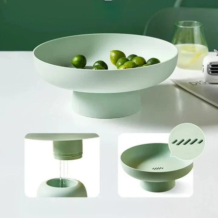 Fruit Bowl Minimalist Durable Plastic Stable Base