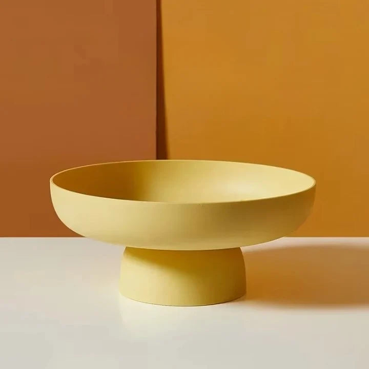 Fruit Bowl Minimalist Durable Plastic Stable Base