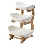Fruit Bowl Tiered Plastic Countertop Organizer