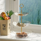 Fruit Stand 3-Tier Space-Saving Durable PET