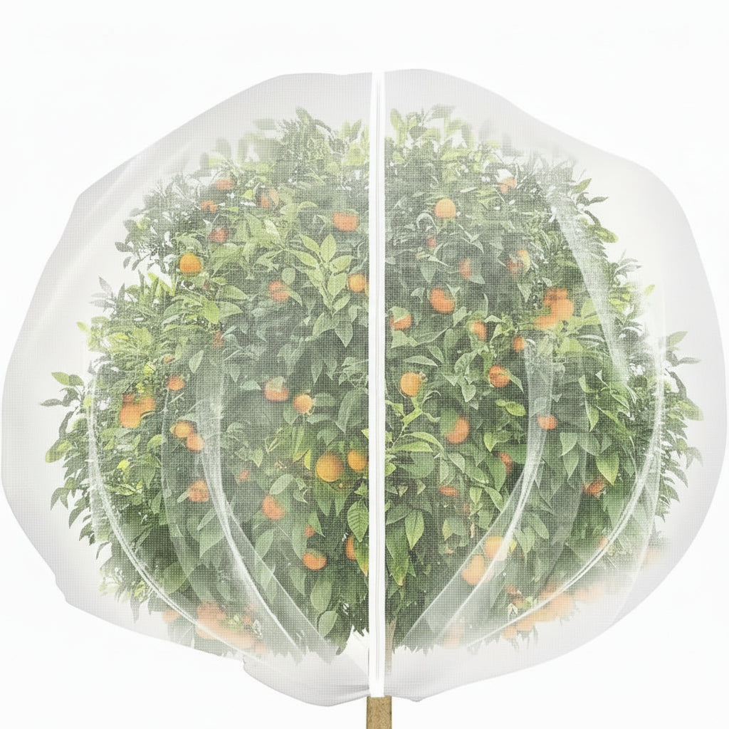 Fruit Tree Protection Bag Breathable Mesh Adjustable Drawstring Reusable