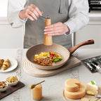 Frying Pan Granite Non-Stick Aluminum Core Induction Ready