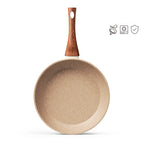 Frying Pan Granite Non-Stick Aluminum Core Induction Ready