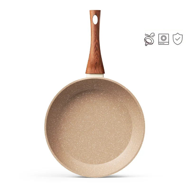Frying Pan Granite Non-Stick Aluminum Core Induction Ready