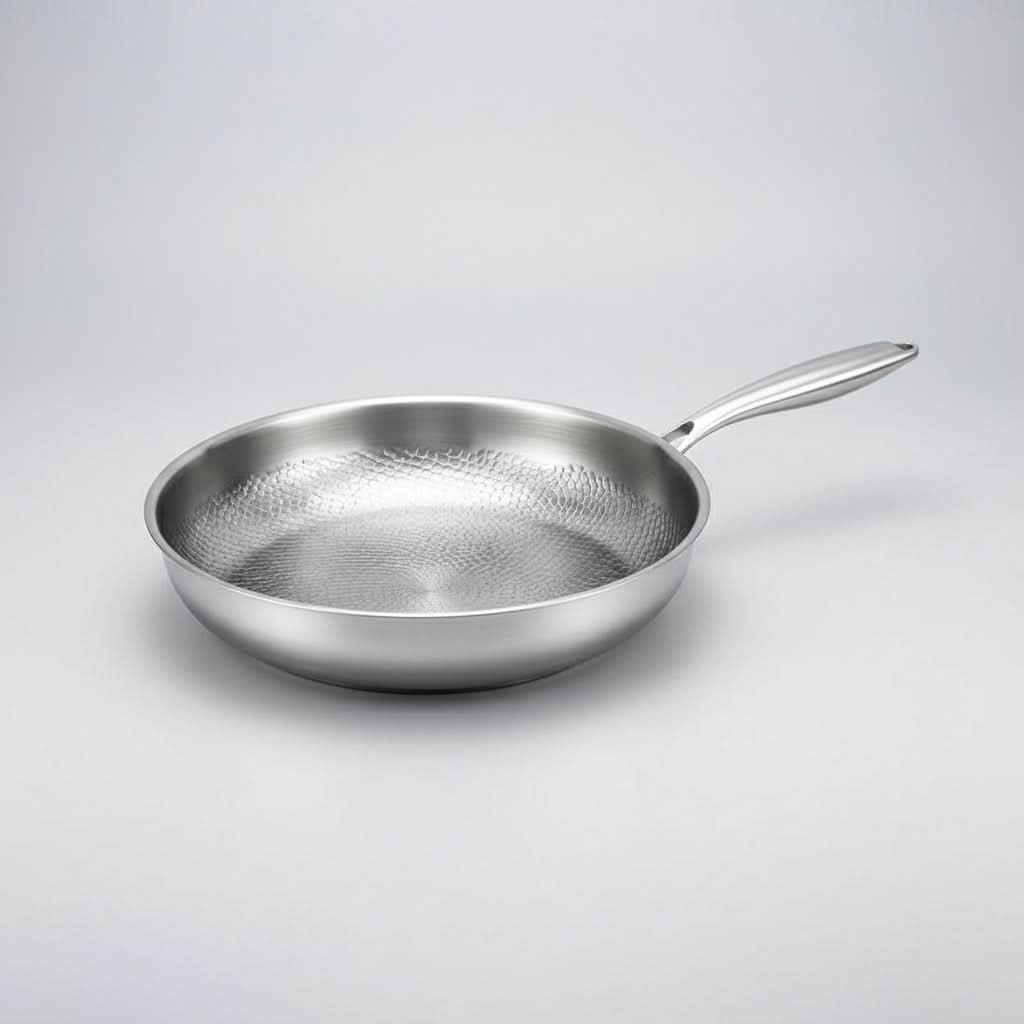 Frying Pan Non-Stick Hammered Titanium Induction Compatible