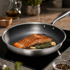 Frying Pan Non-Stick Honeycomb Stainless Steel