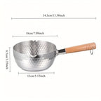 Frying Pan Stainless Steel Even Heat Ergonomic Handle