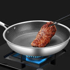 Frying Pan Stainless Steel Non-Stick Induction Compatible
