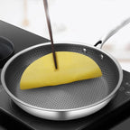 Frying Pan Stainless Steel Non-Stick Induction Compatible