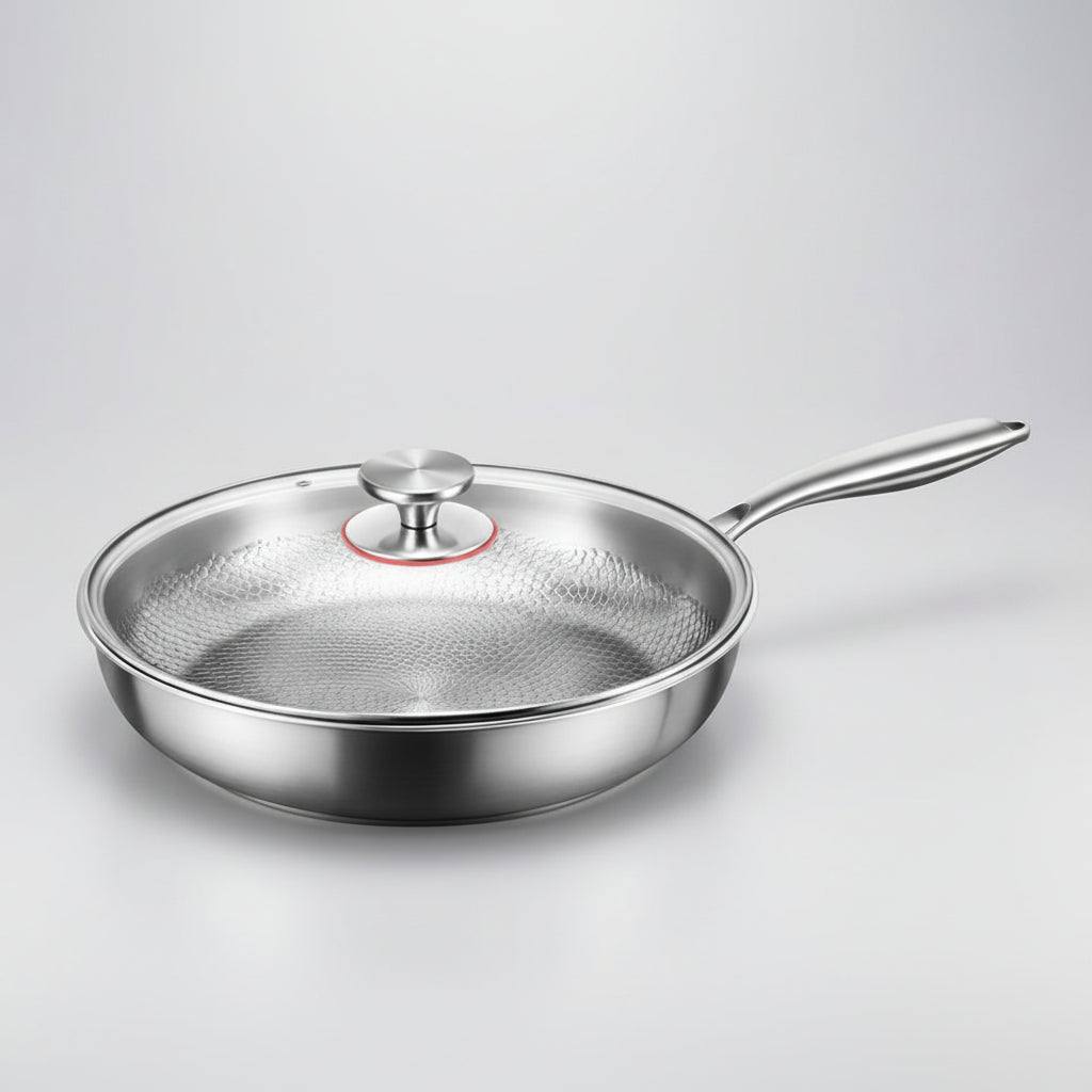 Frying Pan Titanium Non-Stick Hammered Finish Induction Compatible