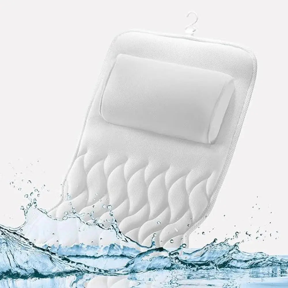 Full-Body Bath Pillow Breathable Padded Fabric & Non-Slip