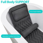 Full-Body Bath Pillow Breathable Padded Fabric & Non-Slip