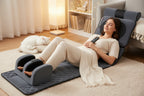 Full Body Massage Mattress Heated Neck Detachable Foot Massager Foldable