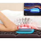 Full Body Massage Mattress Heated Neck Detachable Foot Massager Foldable