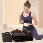 Full Body Massage Mattress Heated Neck Detachable Foot Massager Foldable