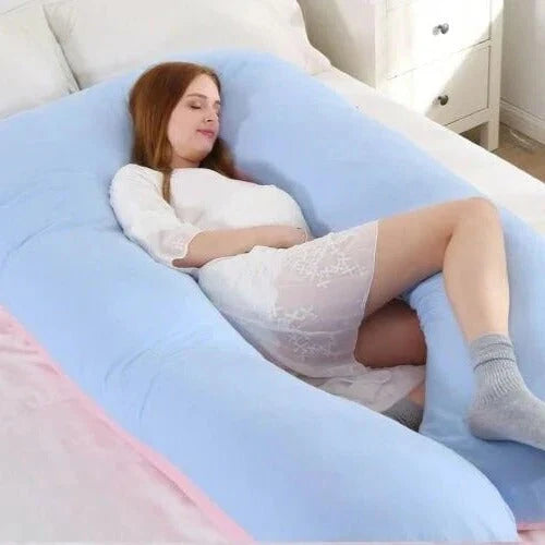 Full Body Pillow U-Shaped Adjustable Shredded Foam Jersey Cover