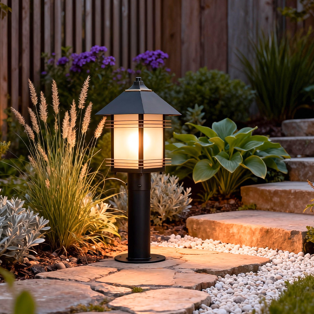 Full Copper IP55 Weather-Resistant Post Lantern (E27 Socket)