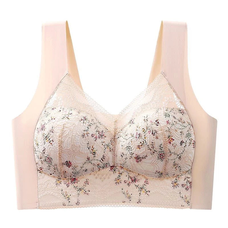 Full Coverage Bra Seamless Stretch Wide Straps & Breathable Fabric