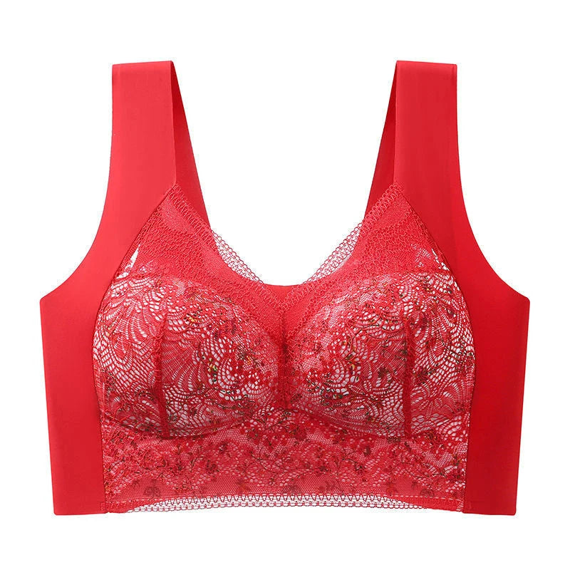 Full Coverage Bra Seamless Stretch Wide Straps & Breathable Fabric
