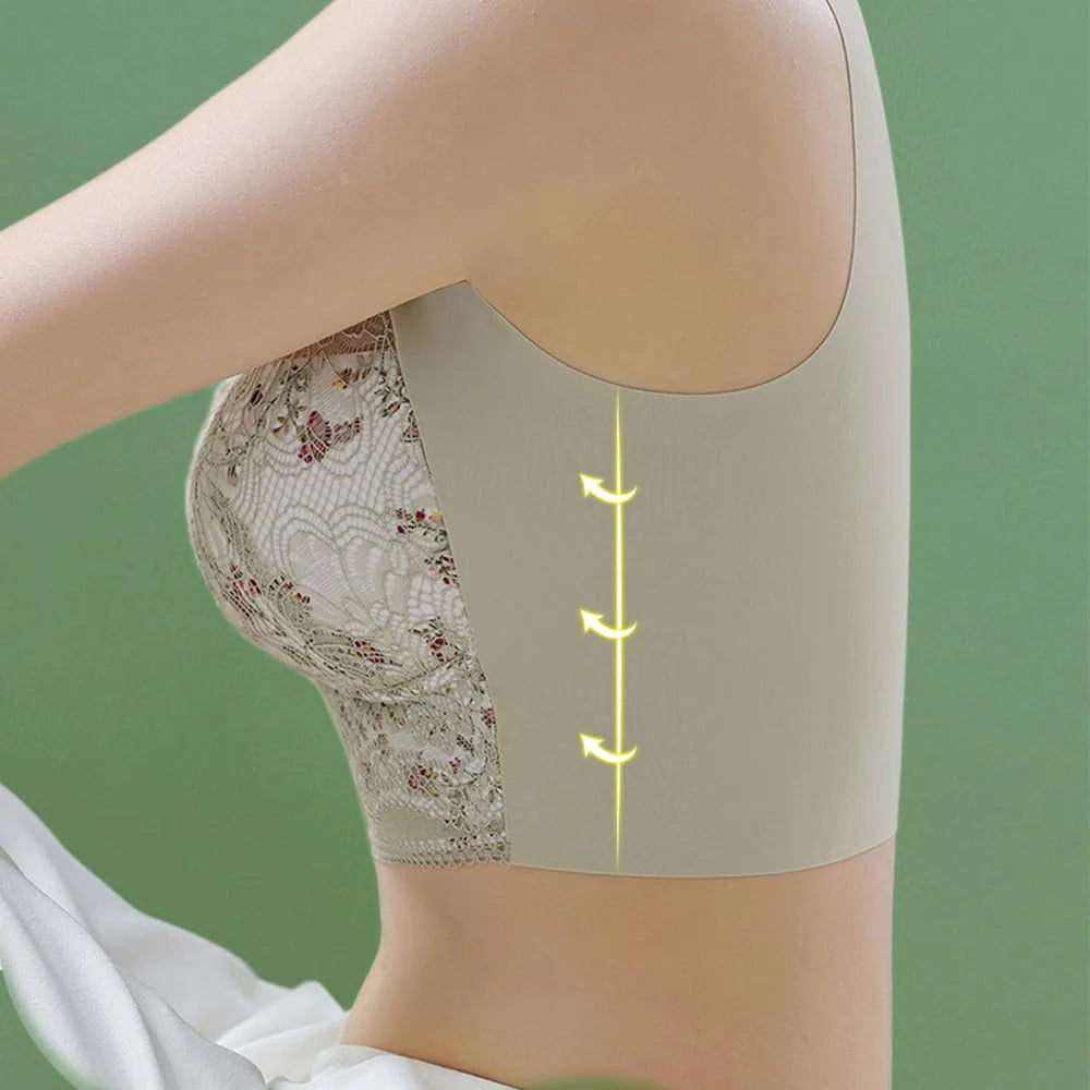 Full Coverage Bra Seamless Stretch Wide Straps & Breathable Fabric