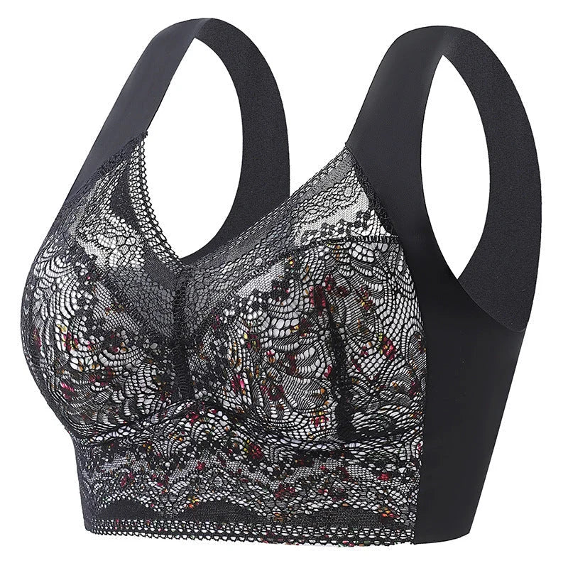 Full Coverage Bra Seamless Stretch Wide Straps & Breathable Fabric