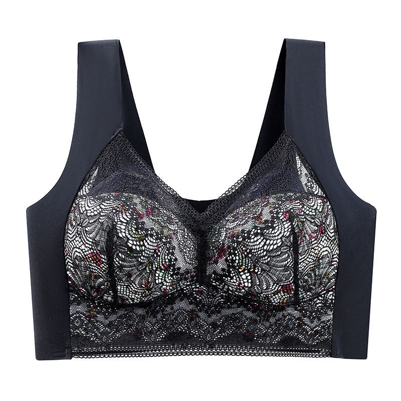 Full Coverage Bra Seamless Stretch Wide Straps & Breathable Fabric